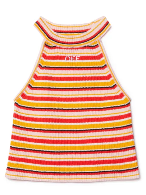 Off-White Kids logo罗纹上衣