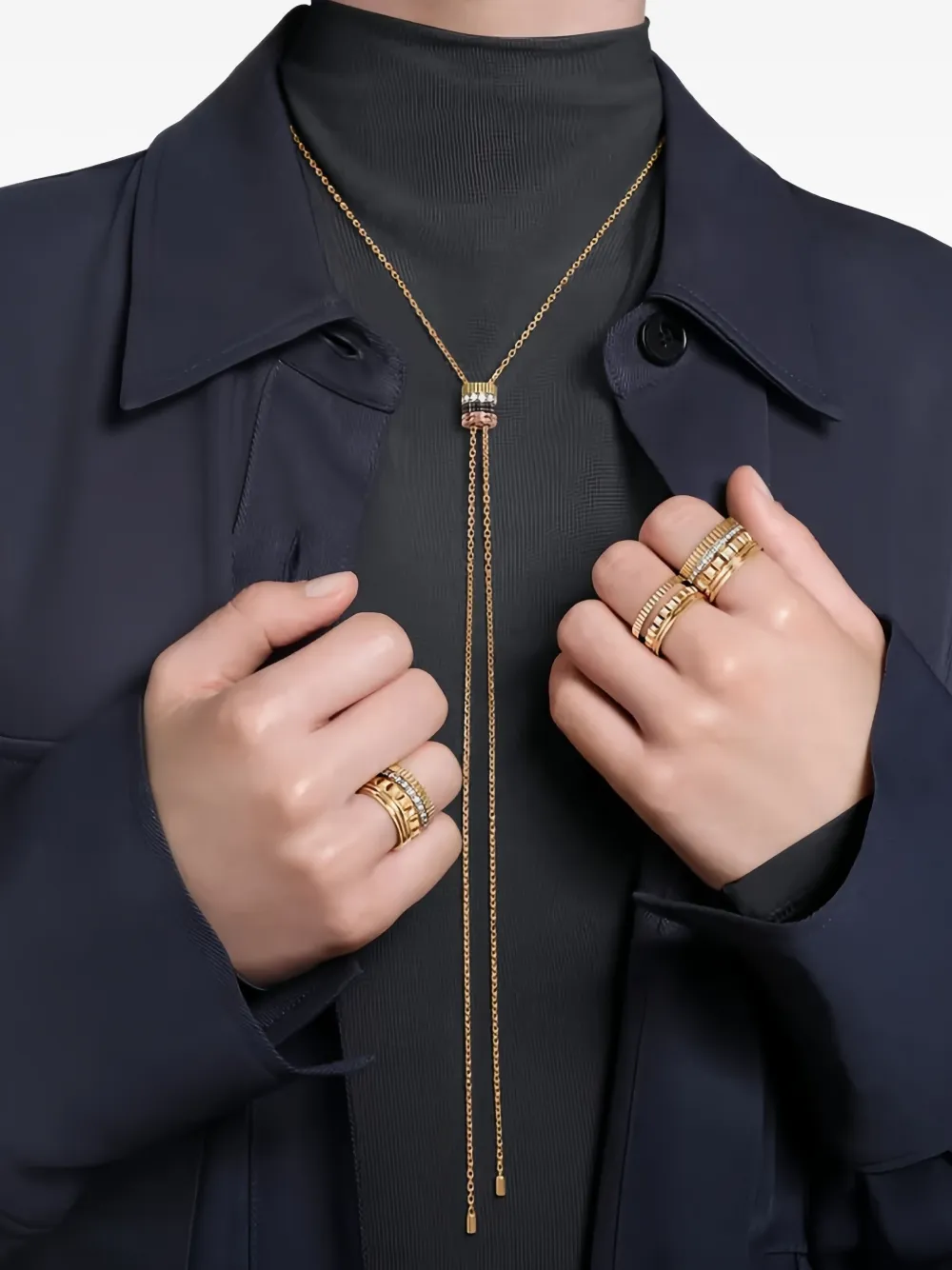 Boucheron collier Quatre Classique en or 18ct à diamants | Image 2