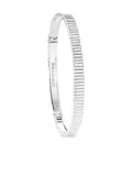 Boucheron 18K white gold Quatre Grosgrain bracelet - Silver