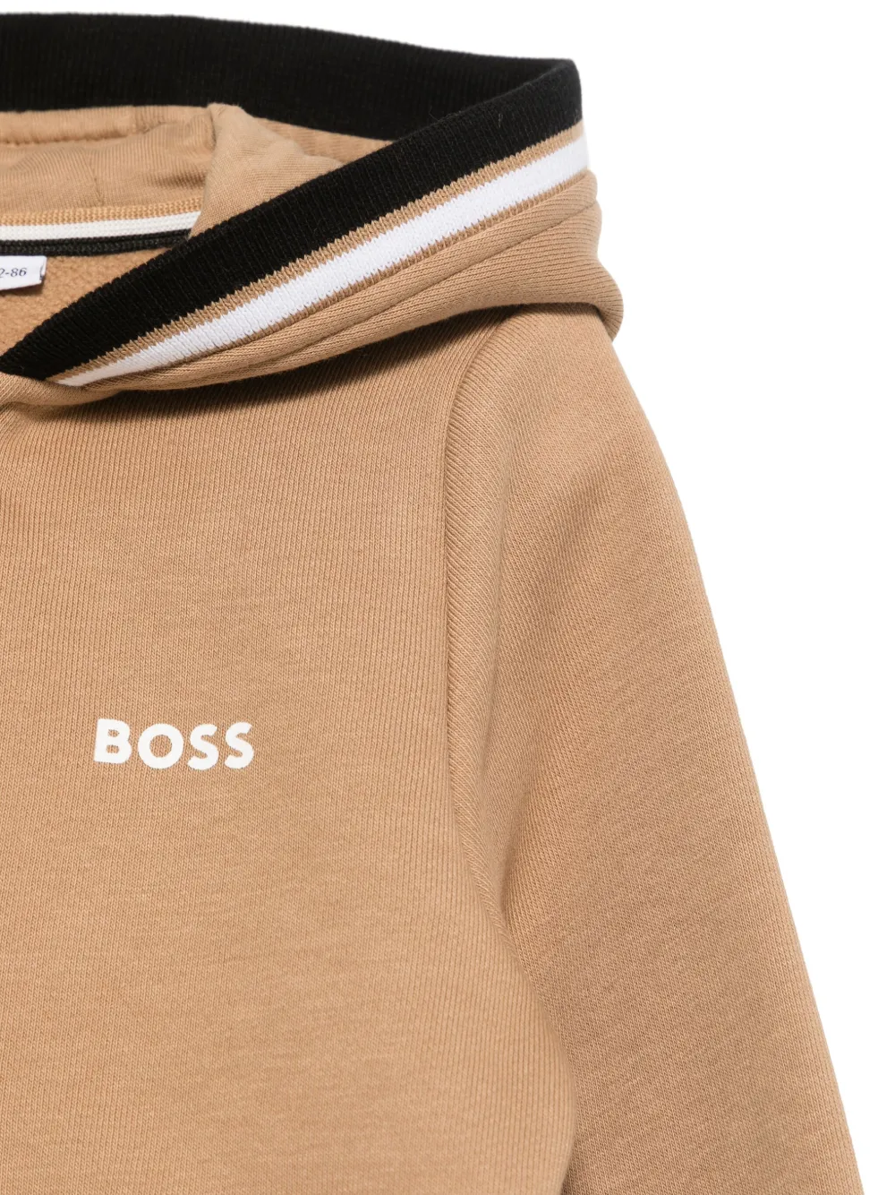 BOSSWEAR LOGO-PRINT HOODIE