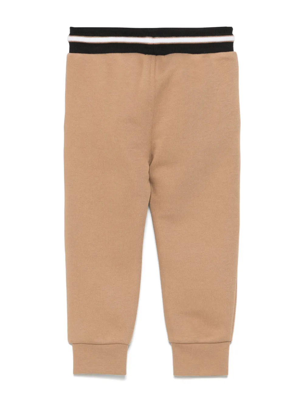 BOSS Kidswear Trainingsbroek met logoprint - Bruin