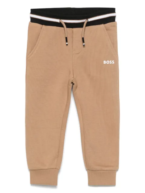 BOSS Kidswear logo-print track trousers 