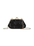 Abel & Lula sequinned shoulder bag - Black