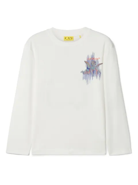 Off-White Kids футболка Putti с длинными рукавами