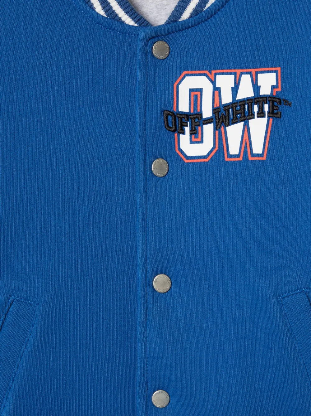 Off-White Kids Arrow bomberjack Blauw