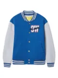 Off-White Kids Arrow varsity jacket - Blue