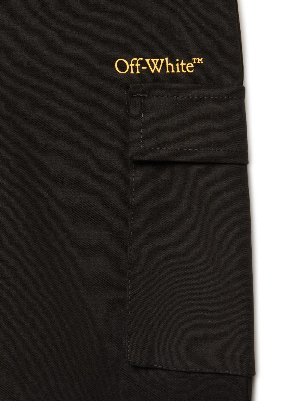 Off-White Kids Bookish cargo broek Zwart