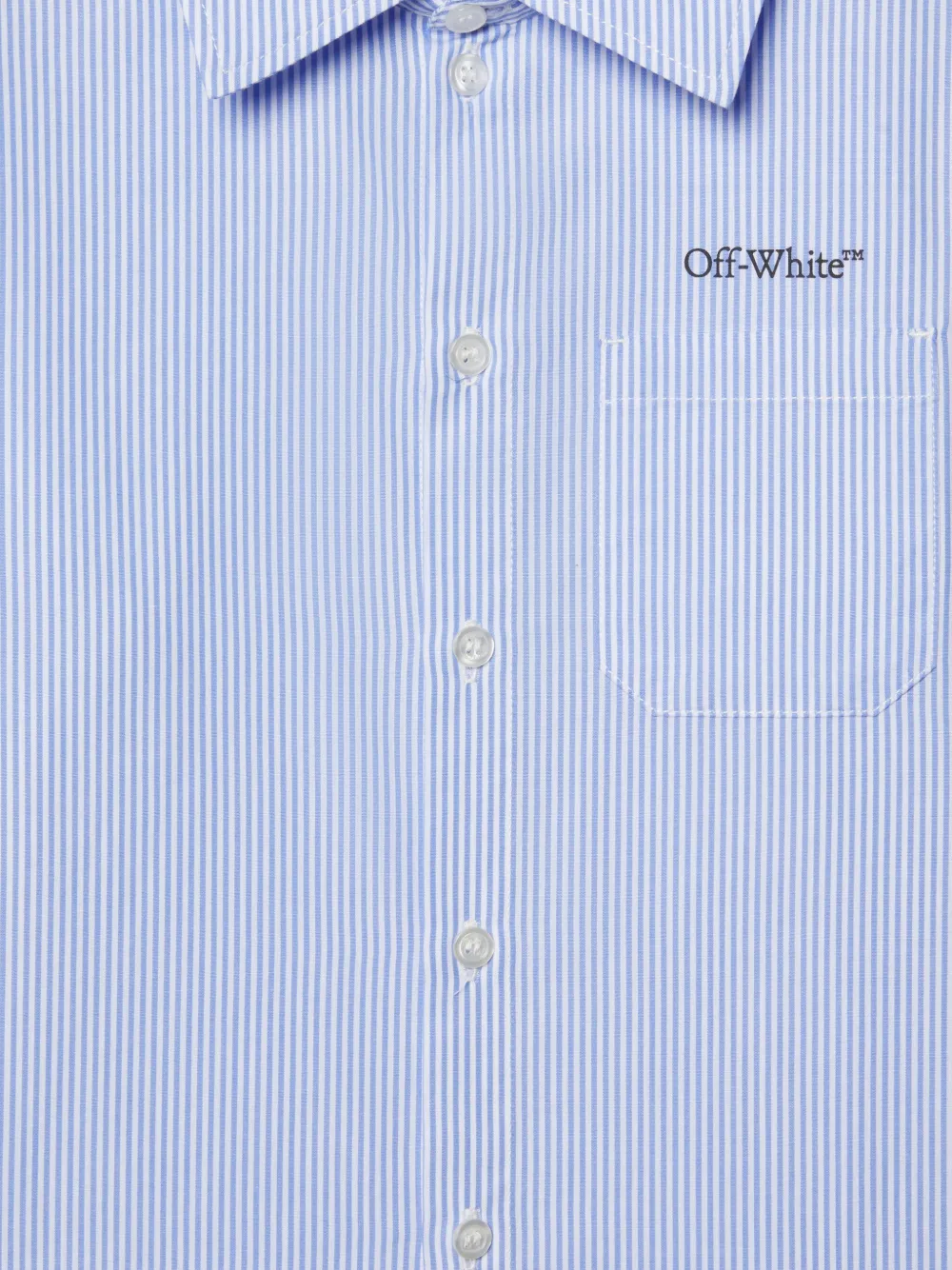 Off-White Kids Bookish shirt Blauw