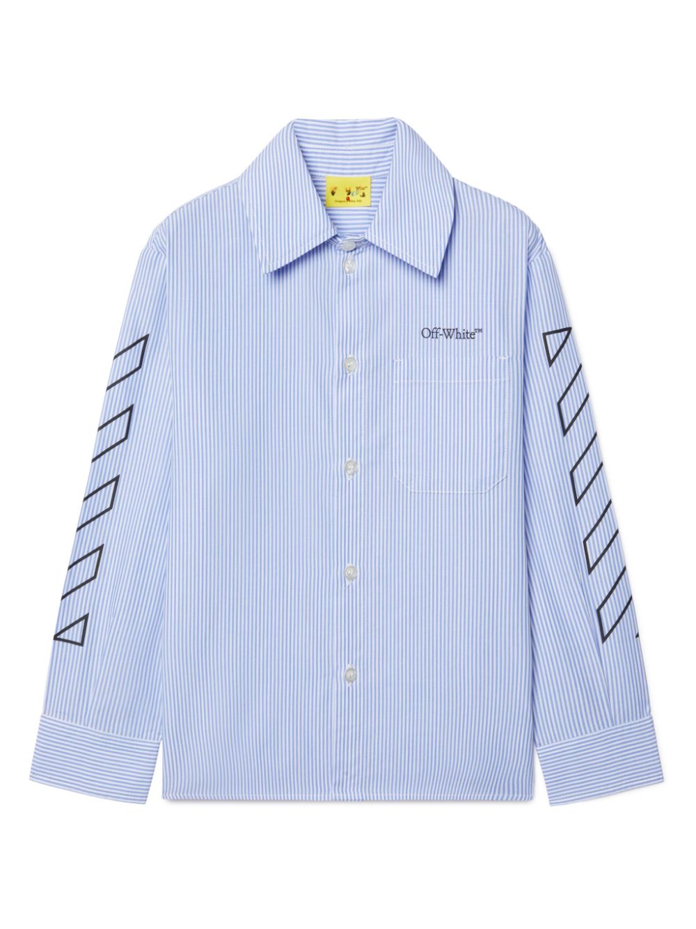 Off-White Kids Bookish shirt - Blue