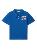 Off-White Kids Arrow varsity polo - Blue