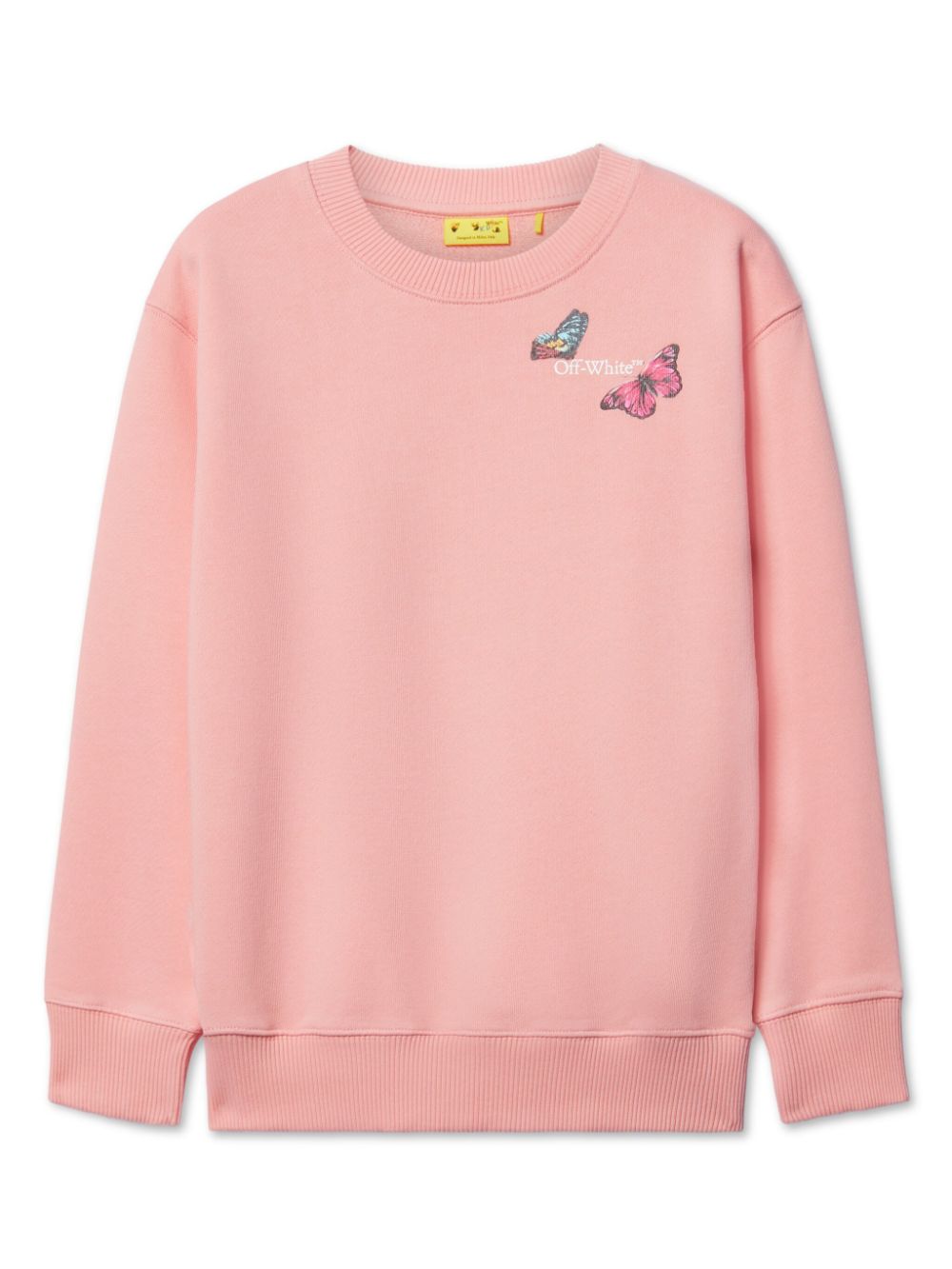 Off-White Kids Arrow Butterfly sweater - Pink