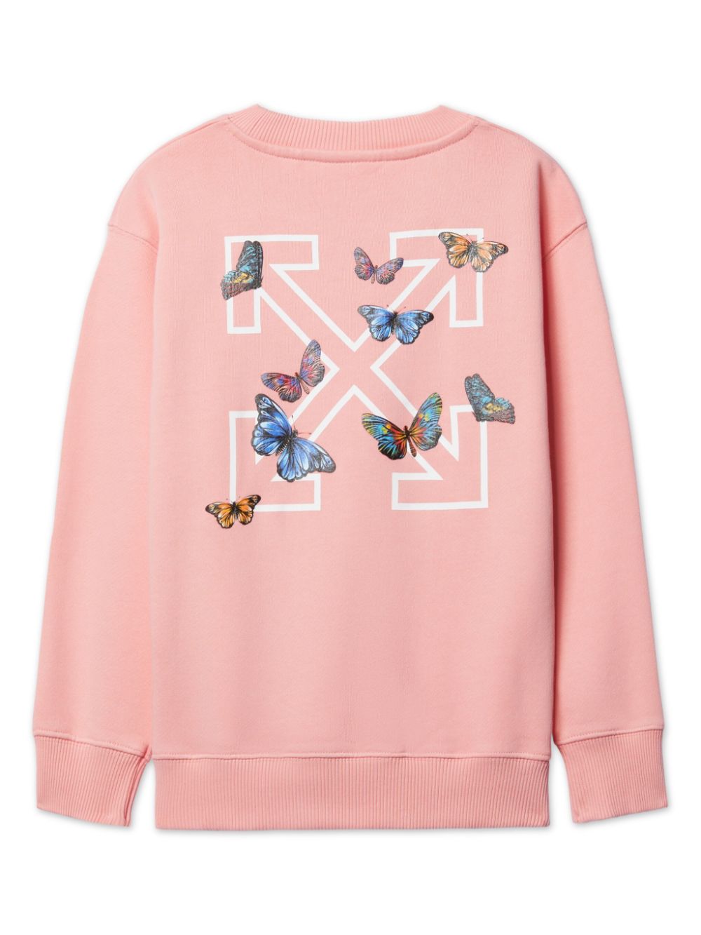 Off-White Kids Arrow Butterfly sweater - Pink