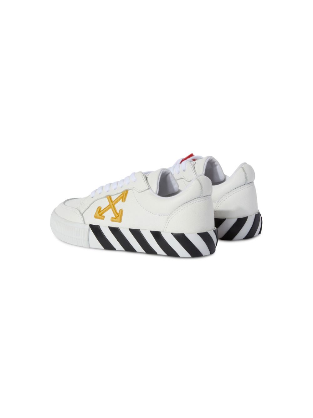 Off-White Kids Vulcanised leather sneakers