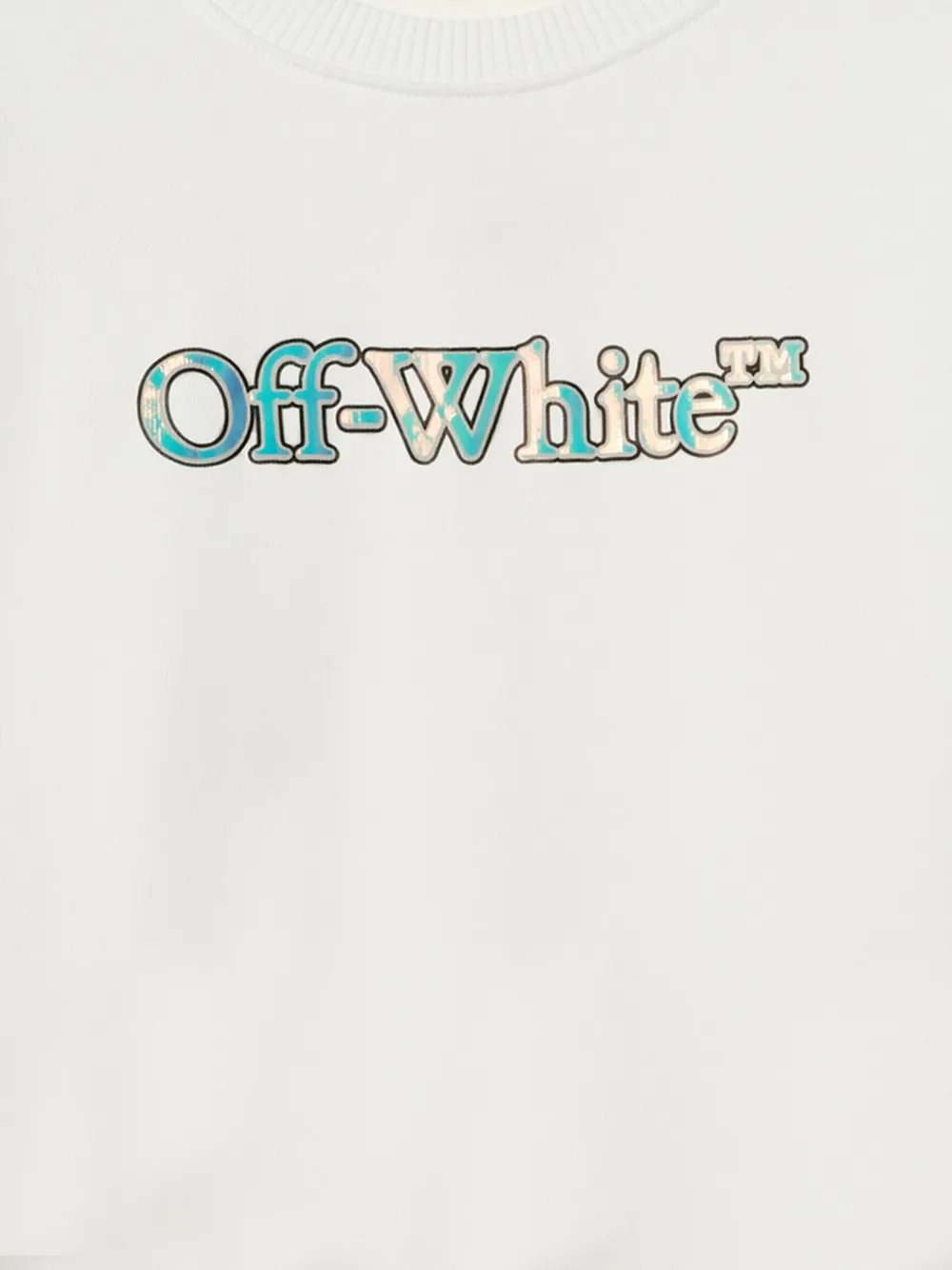 Off-White Kids Big Bookish trui Wit