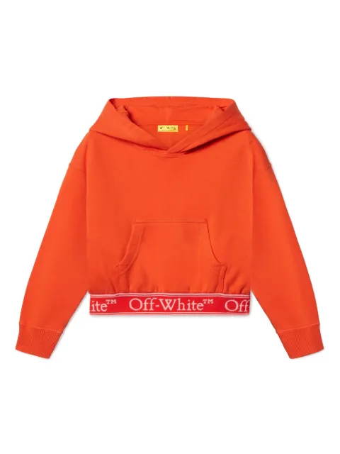 Off-White Kids Bookish hoodie met logoband