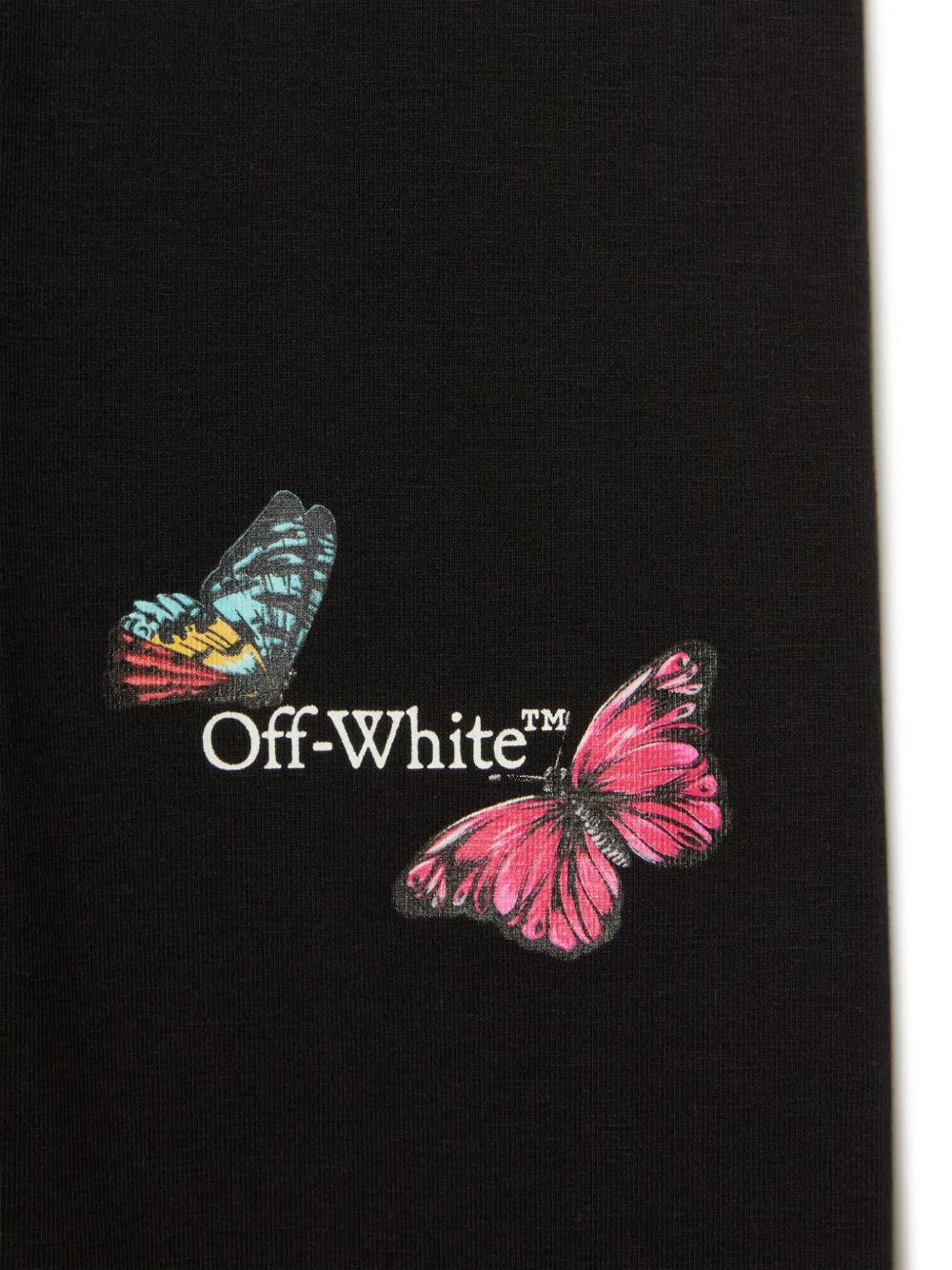 Off-White Kids Bookish Butterfly legging Zwart