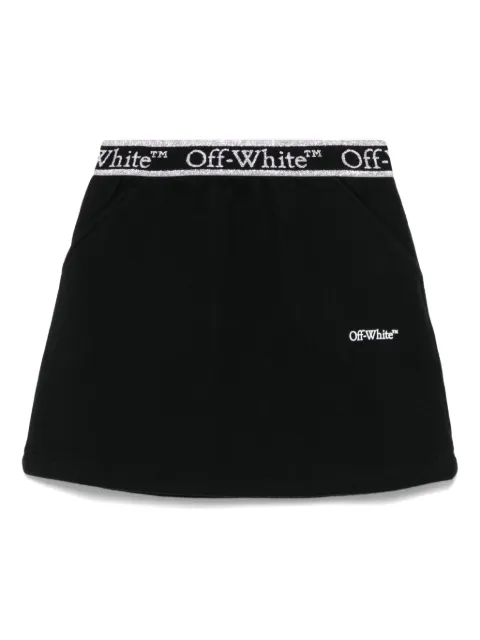 Off-White Kids Bookish Logo Band skirt