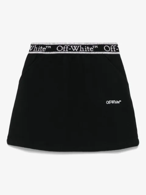 Off-White Kids falda Bookish Logo Band