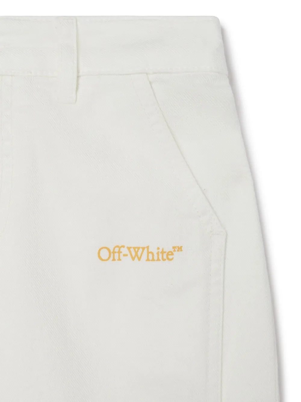 Off-White Kids Bookish jeans Wit