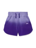 Off-White Kids Off-stamp shorts - Purple