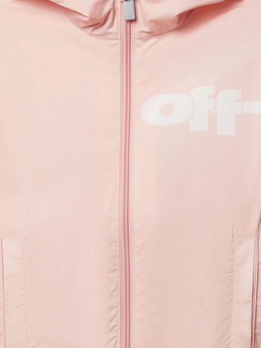 Off-White Kids Windjack met print Roze