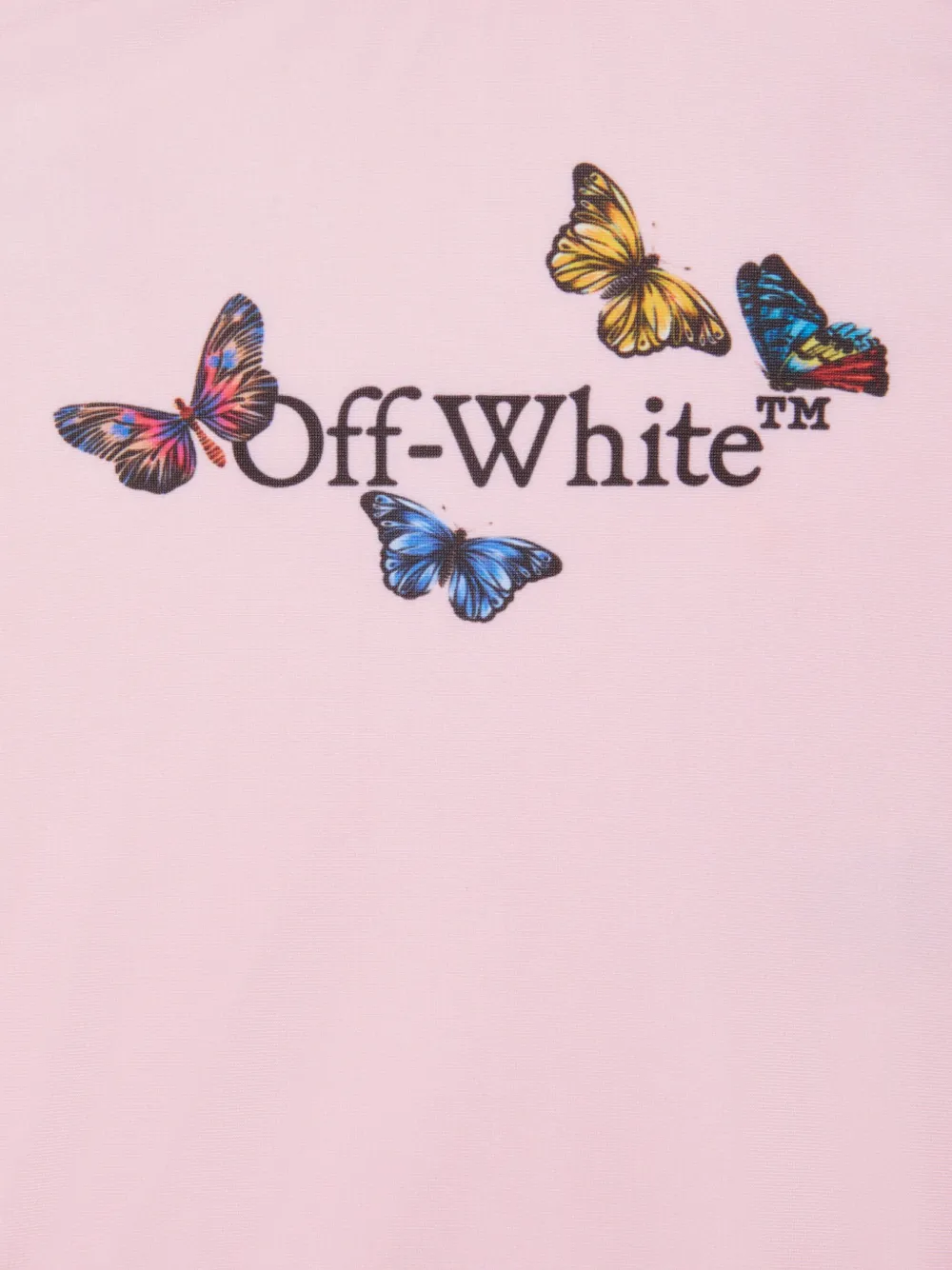 Off-White Kids Badpak met vlinder Roze