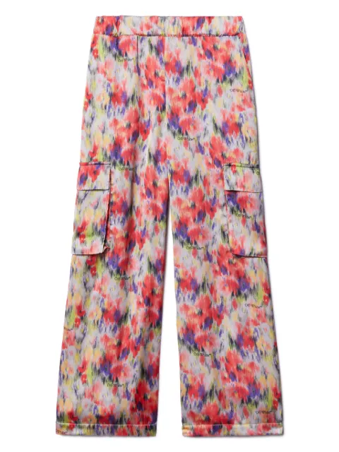 Off-White Kids pantalones cargo con bolsillos