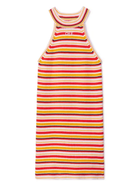 Off-White Kids robe à rayures