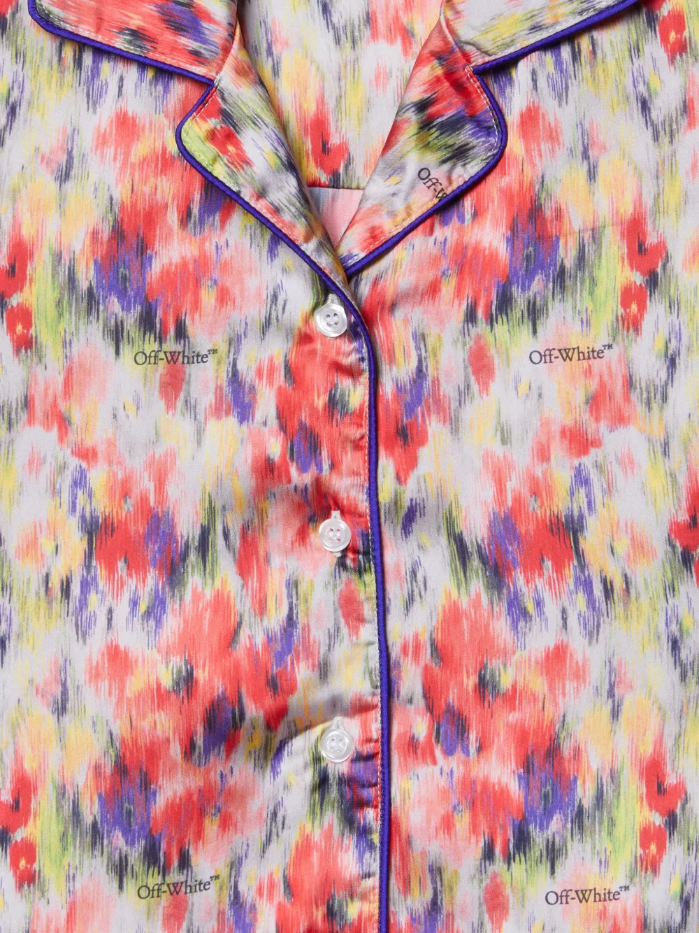 Off-White Kids Shirt met print Roze