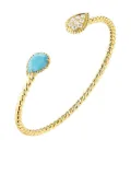 Boucheron 18K gold diamond turquoise bracelet