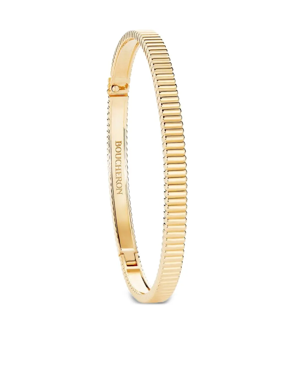 Boucheron 18K yellow gold Quatre Grosgrain bracelet
