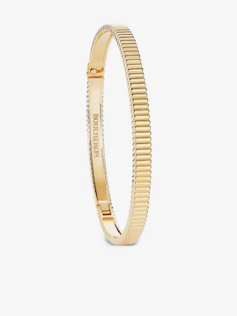 Boucheron 18K yellow gold Quatre Grosgrain bracelet