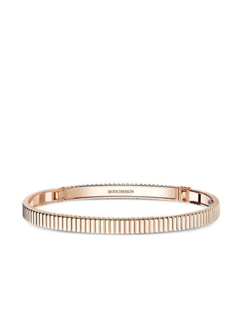 Boucheron 18kt rose gold Quatre Grosgrain bracelet