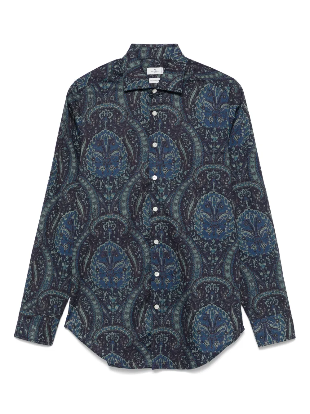 ETRO Overhemd met paisley-print Blauw