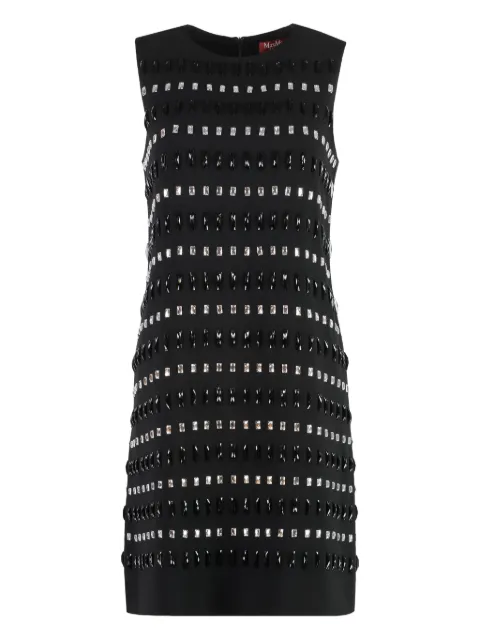 Max Mara crystal-embellished mini dress