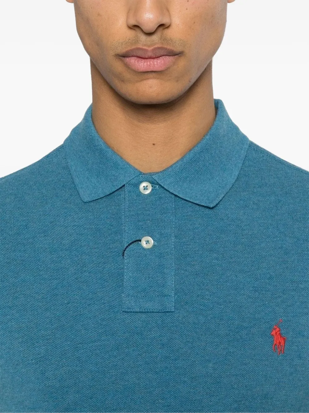 Polo Ralph Lauren Poloshirt met borduurwerk Blauw
