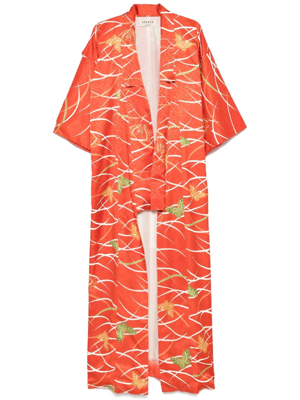 A.N.G.E.L.O. Vintage Cult 1970s pre-owned graphic-print coat | Orange | Image 1