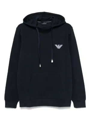 Emporio armani hoodie mens sale cheap