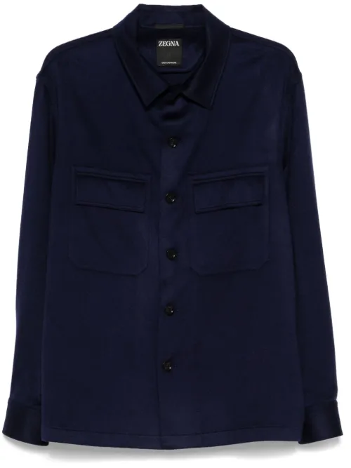 Zegna chemise Alba - Bleu - Zegna - Modalova