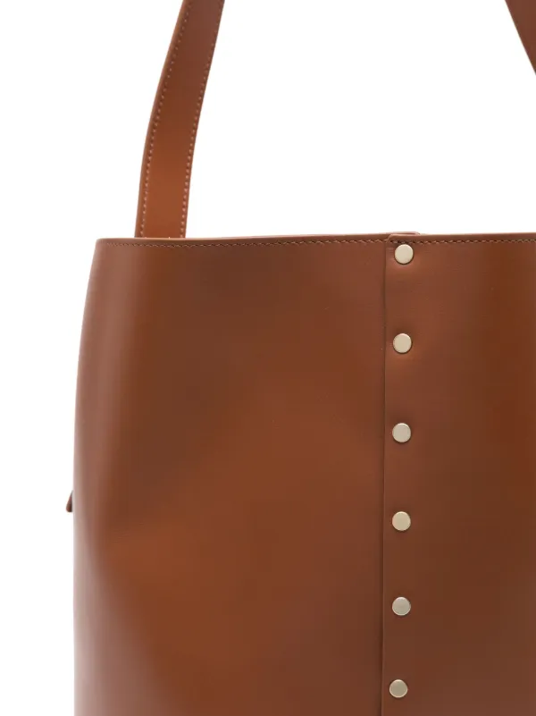 Fabiana Filippi レザーショルダーバッグ | ブラウン | FARFETCH JP