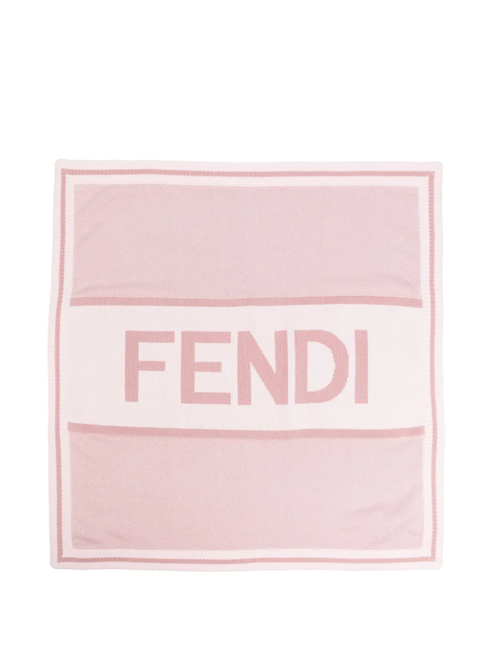 Fendi Kids Deken met capuchon Roze