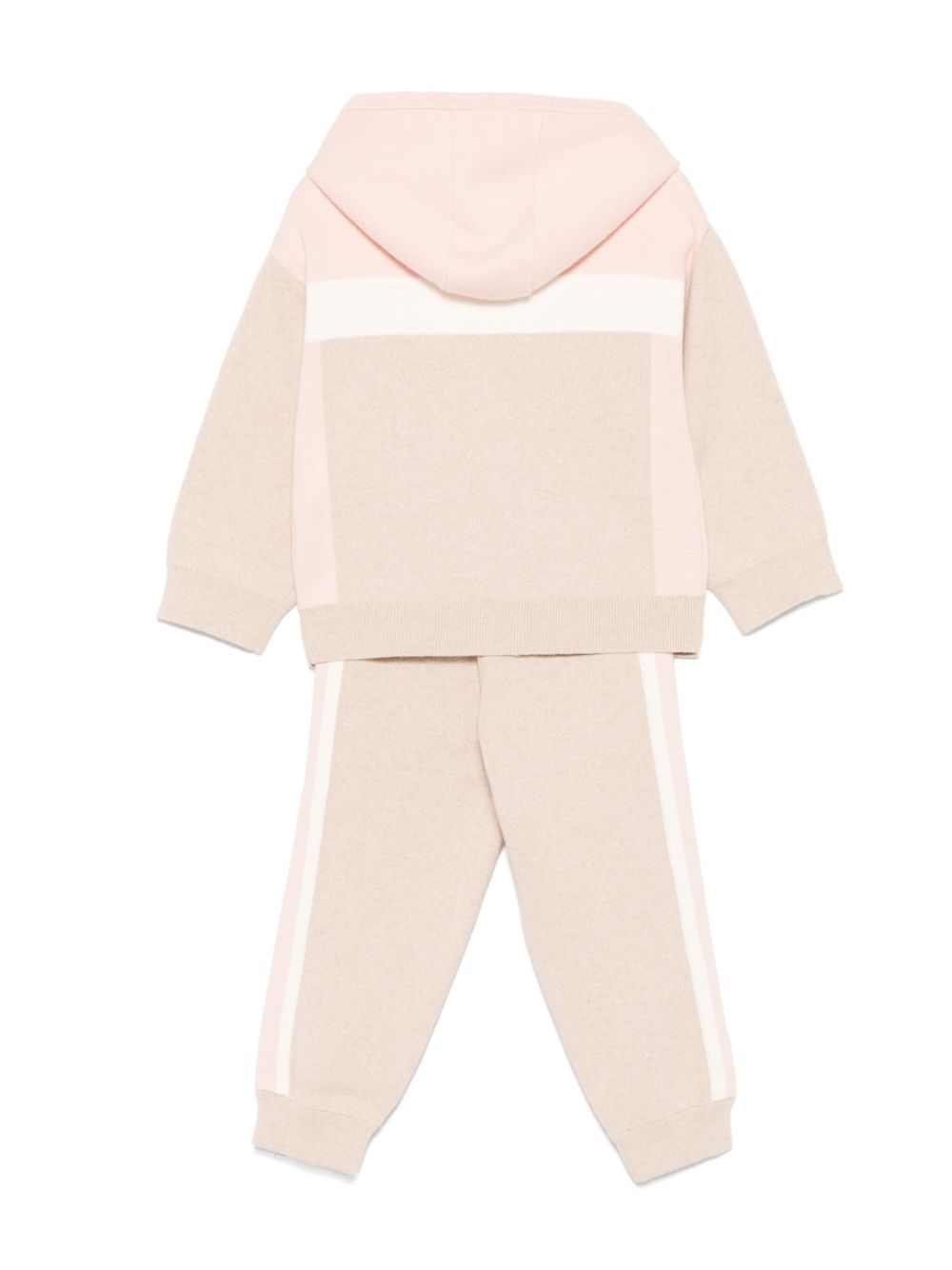 Chloé Kids logo-embroidered tracksuit - Neutrals