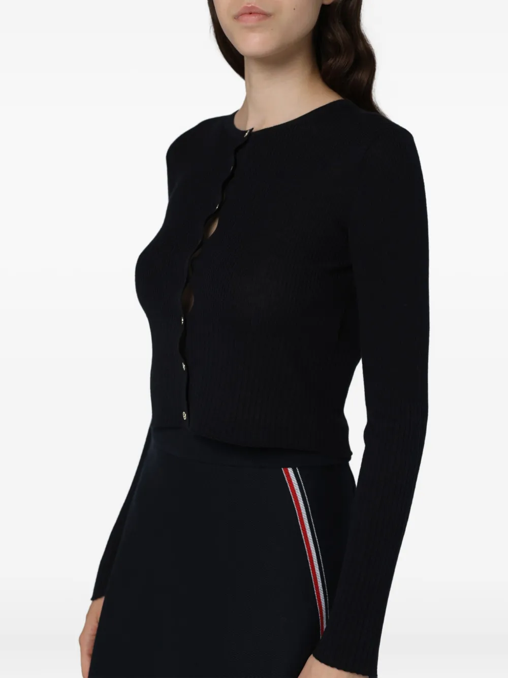 Max Mara Cropped vest Blauw