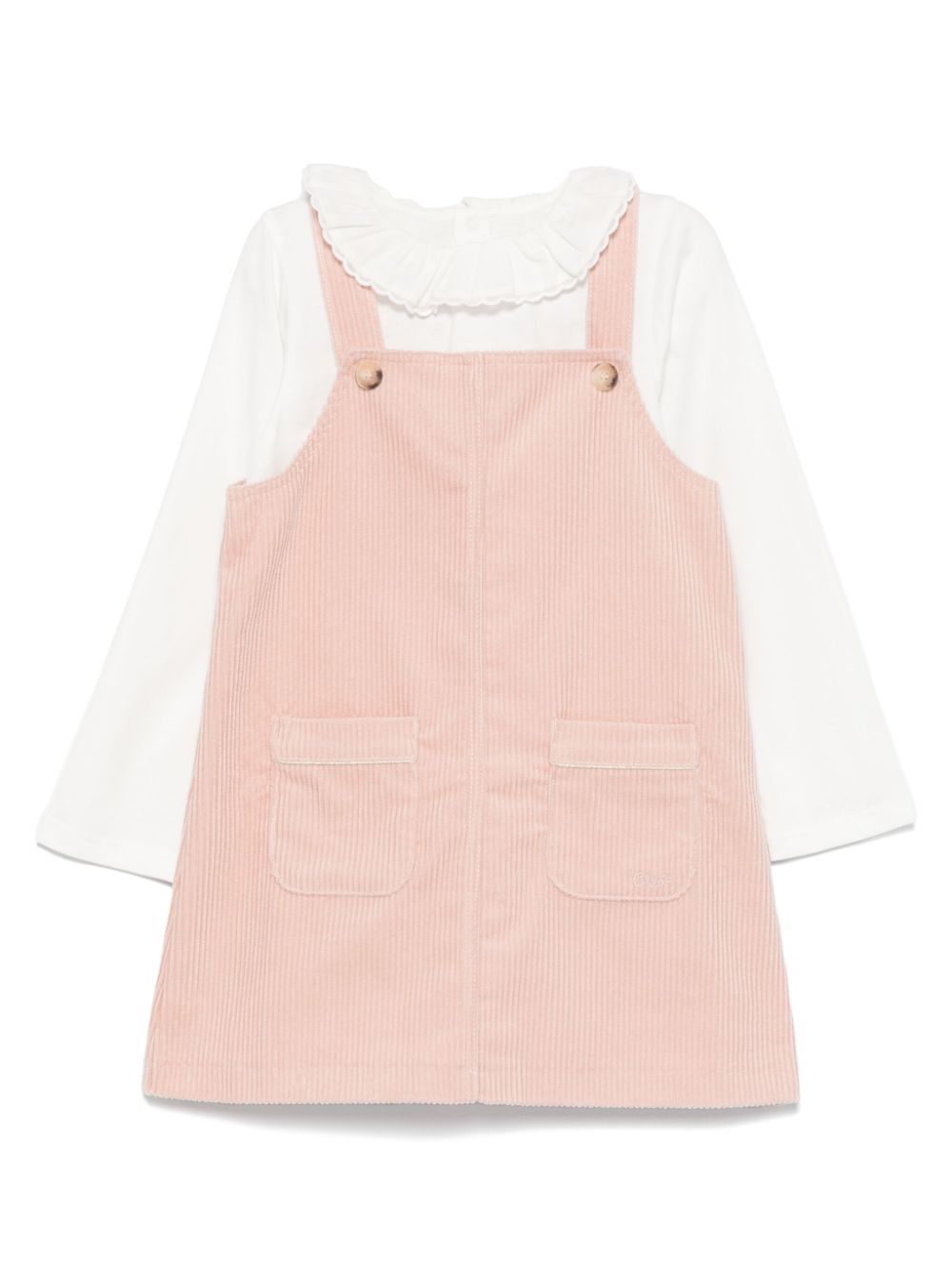 Chloé Kids cotton dress set - Pink