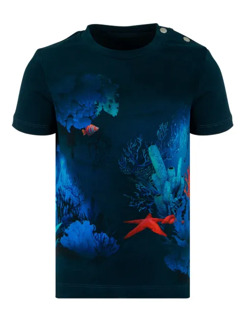 Lapin House playera con estampado marino