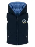 Lapin House logo-patch gilet - Blue