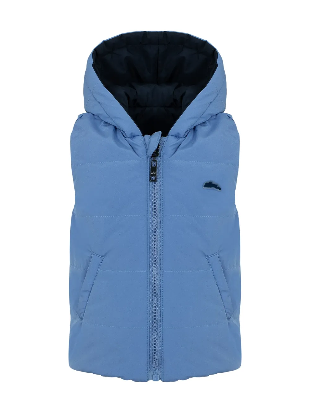 Lapin House Gilet met logopatch Blauw