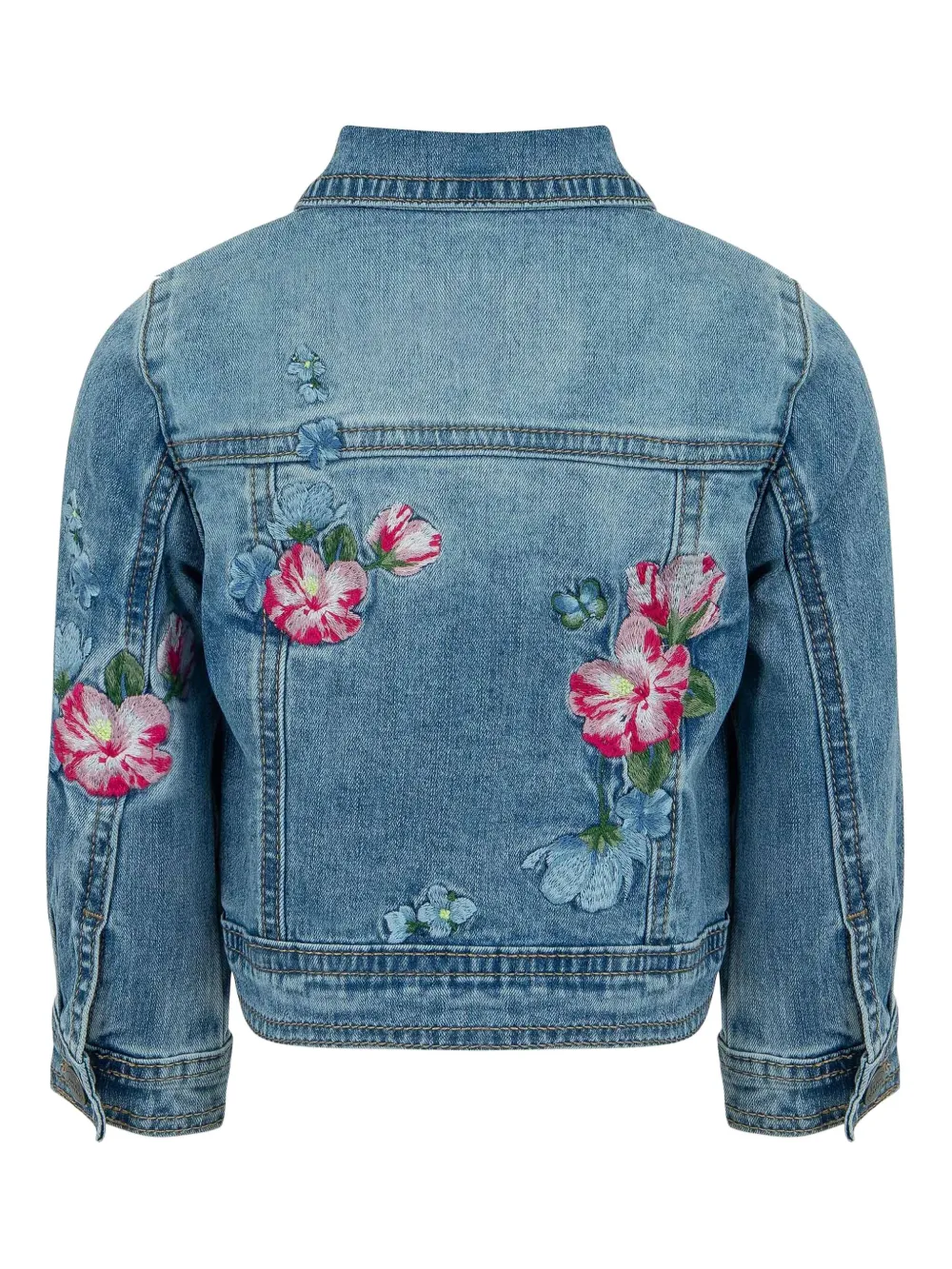 Lapin House floral-print jacket | Girls Denim Jackets | Image 2
