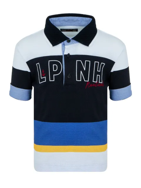 Lapin House logo-print polo shirt