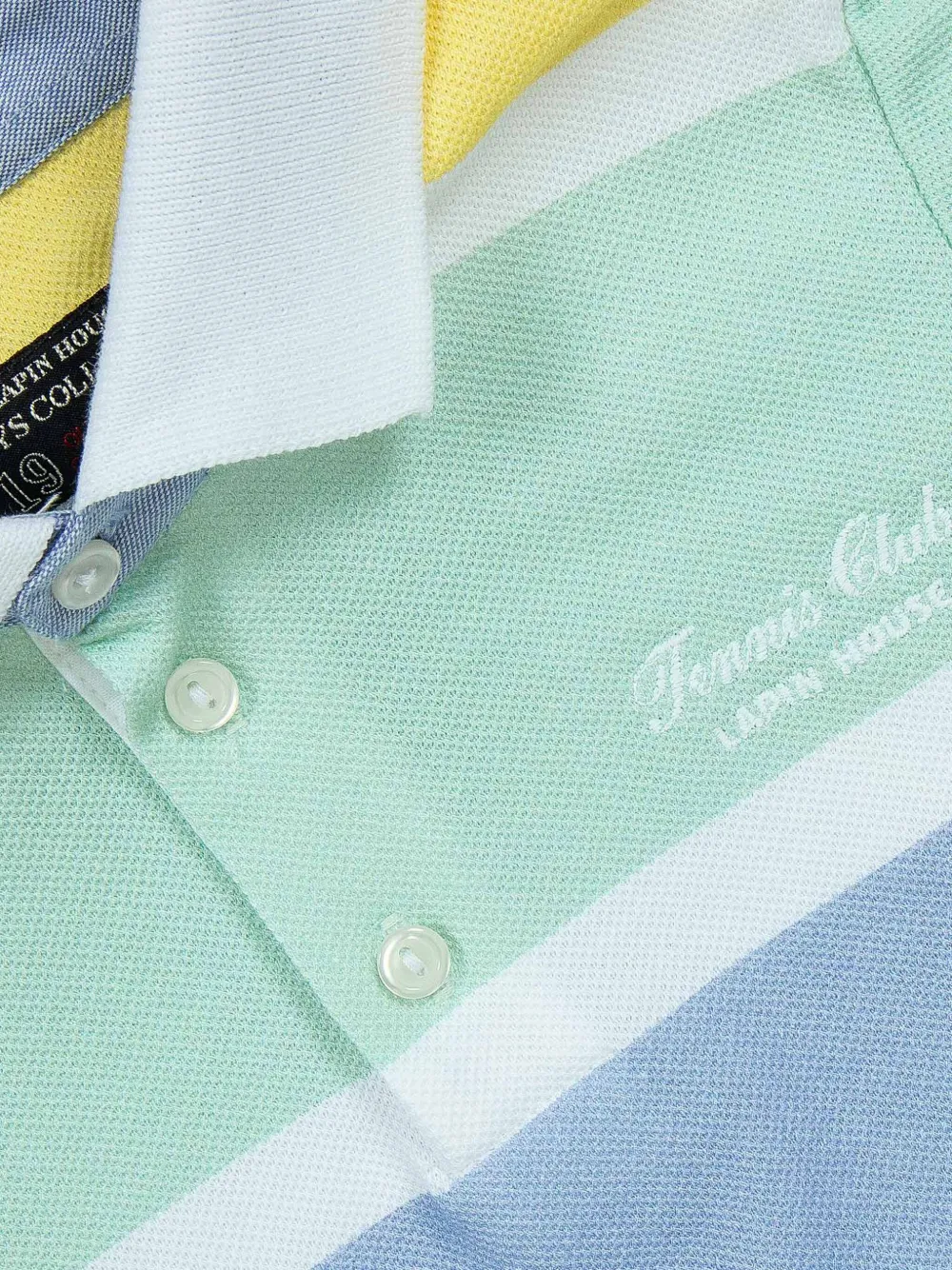 Lapin House Gestreept poloshirt Blauw